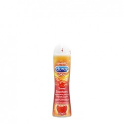 DUREX, Durex Play Sweet Strawberry Flavoured Gel Lube, Water-based Lube, 50 ml (1,7 oz) - Lubricants