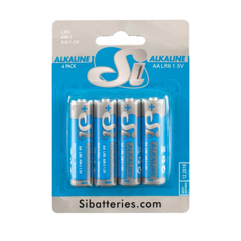 SI Alkaline Batteries, AA, 4 Pack - TOYS