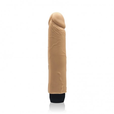 SI IGNITE Vibrating Silicone Dong, 20 cm (8 in), Flesh - TOYS