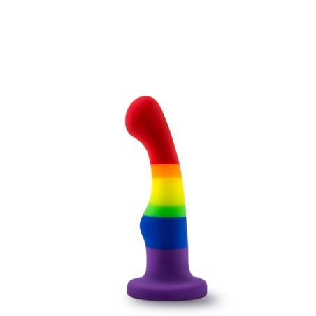 Blush Avant Pride P1 Freedom Dong, Silicone, Multicolor, 15 cm (6 in), Ø 3,6 cm (1,4 in) - TOYS