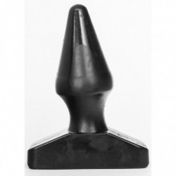 ALL BLACK Butt Plug AB78, Vinyl, Black, 16 cm (6,25 in) - TOYS