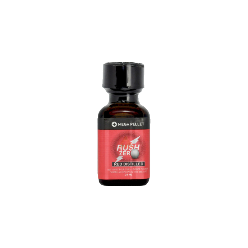 Rush Zero Red Distilled 24ml - POPPERS